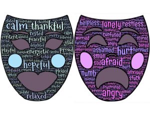 hiding behind my mask.